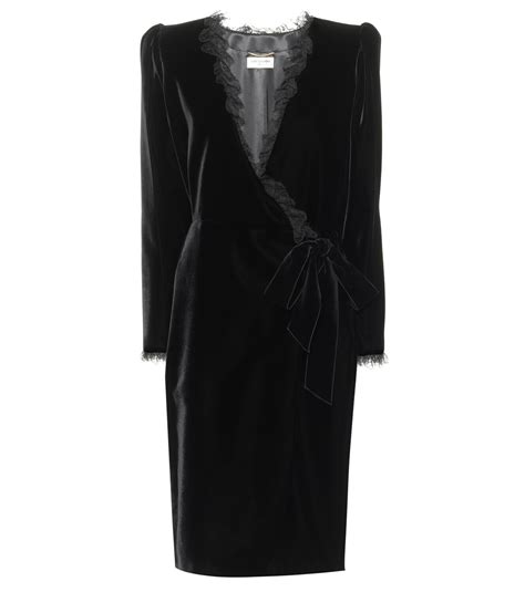 yves saint laurent velvet maxi dress|saint laurent midi dress.